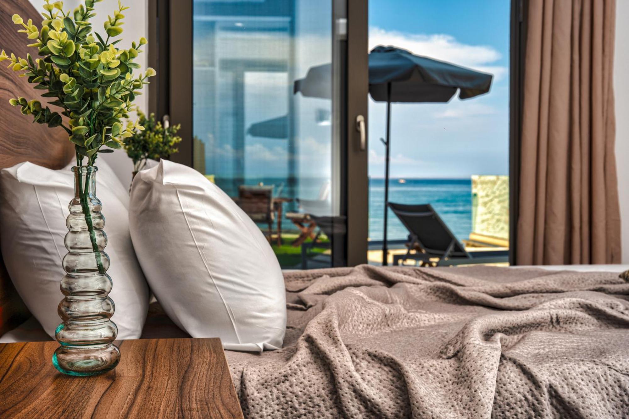 Violet Beach Front Private Villa Laganas Buitenkant foto